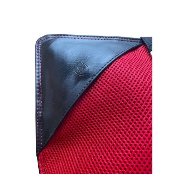 Ajuvia Back Vitalizer Adjustable Lumbar Support Cushion Red & Black - Picture 2 of 11